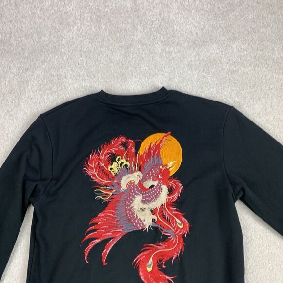 Koisea Embroidered Phoenix Crewneck Pullover Sweatshirt Men’s XL - Picture 3 of 14